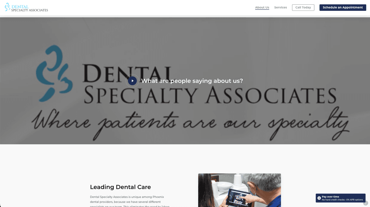 Arizona Dental Specialists screenshot 4